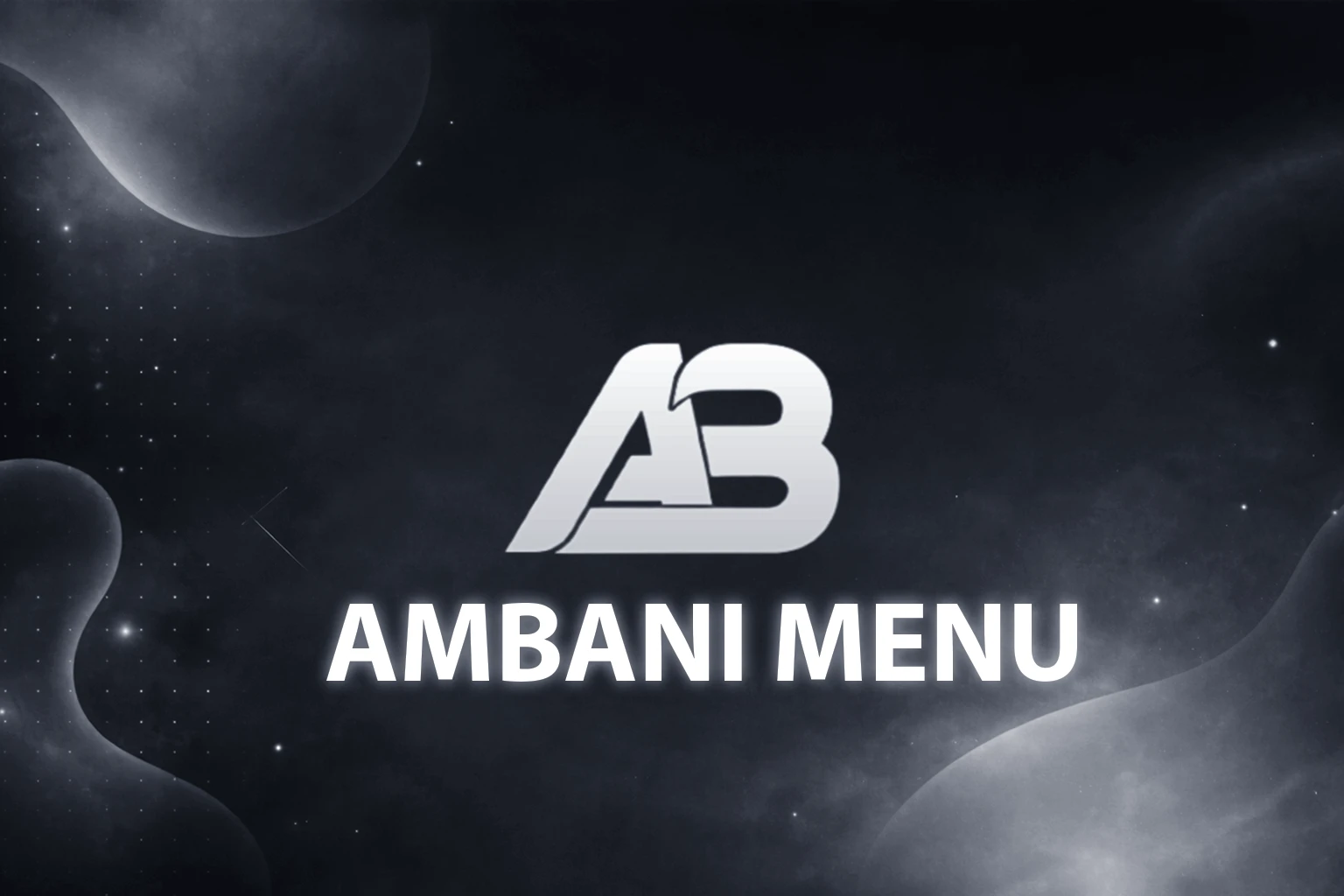Ambani Menu